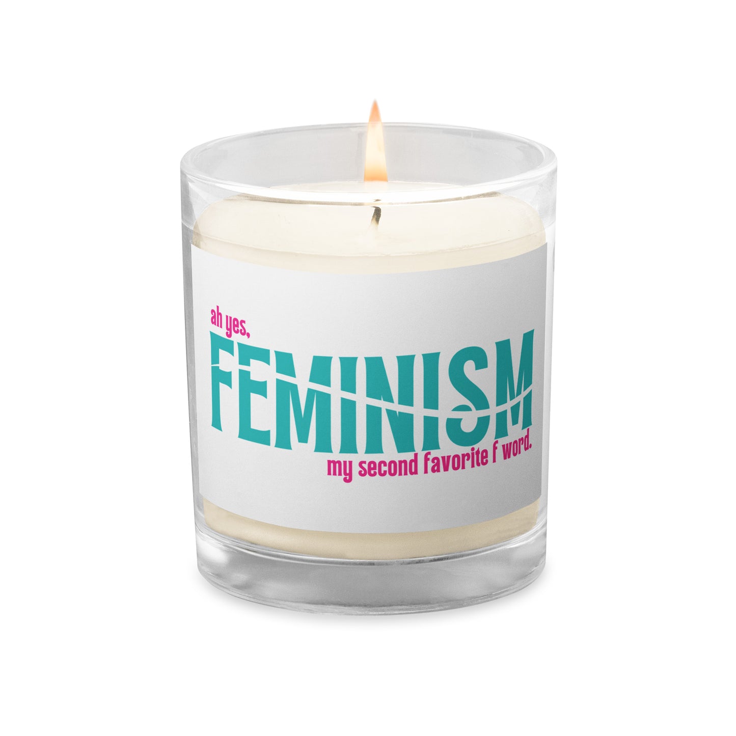 The F Word soy wax candle