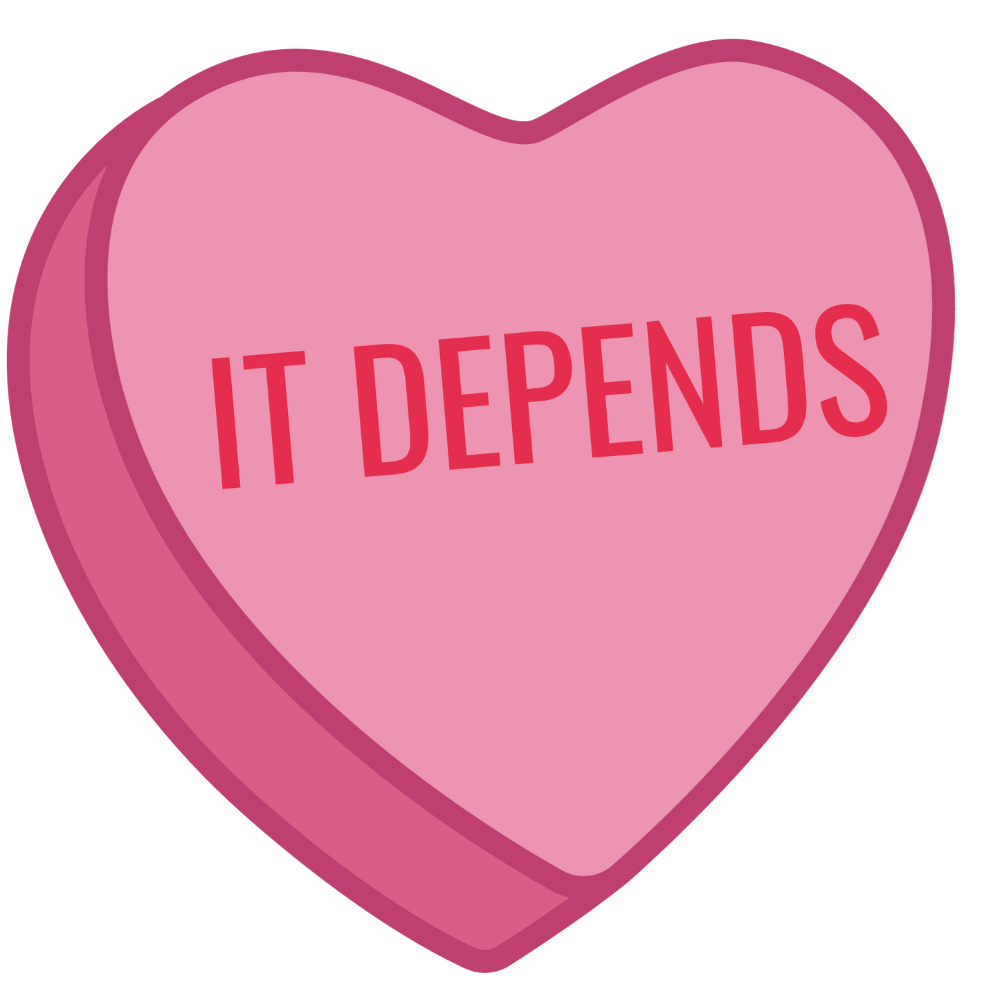 Legal Candy Heart Valentines Sticker sheet