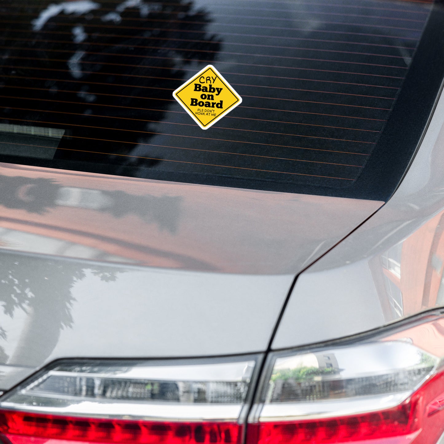 Cry Baby on Board Decal