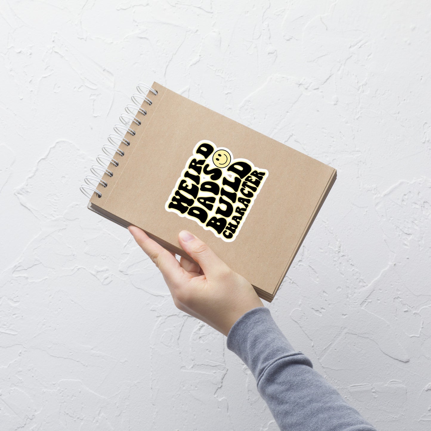 Weird Dads Build Character Sticker