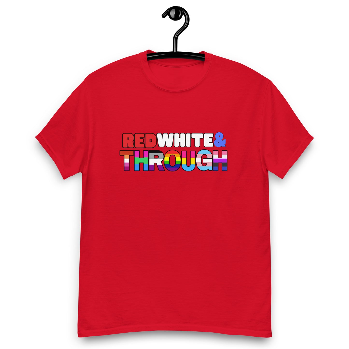 Red White & THROUGH Tee