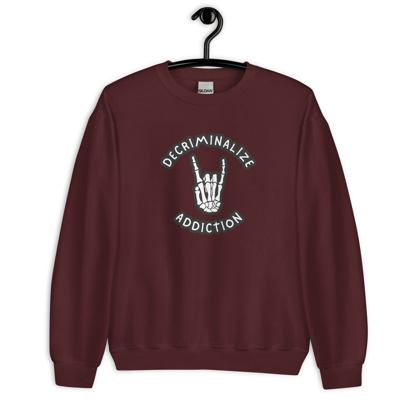 Decriminalize Addiction Crewneck