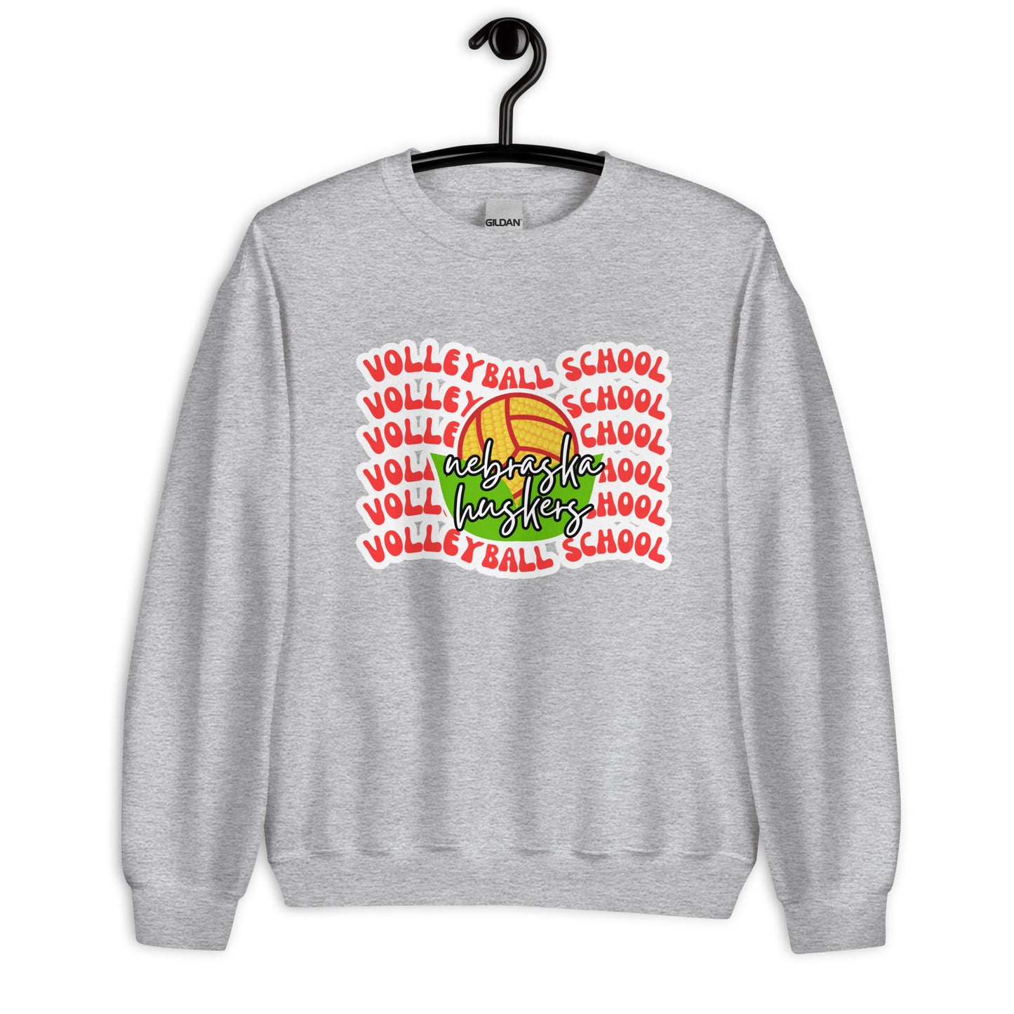 Husker Volleyball School Sweatshirt
