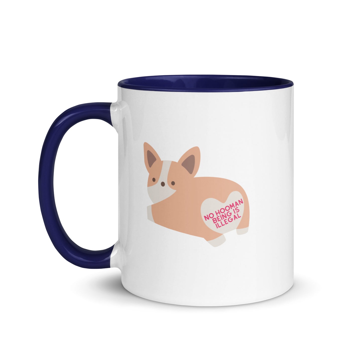 No Hooman Being is Illegal Mug