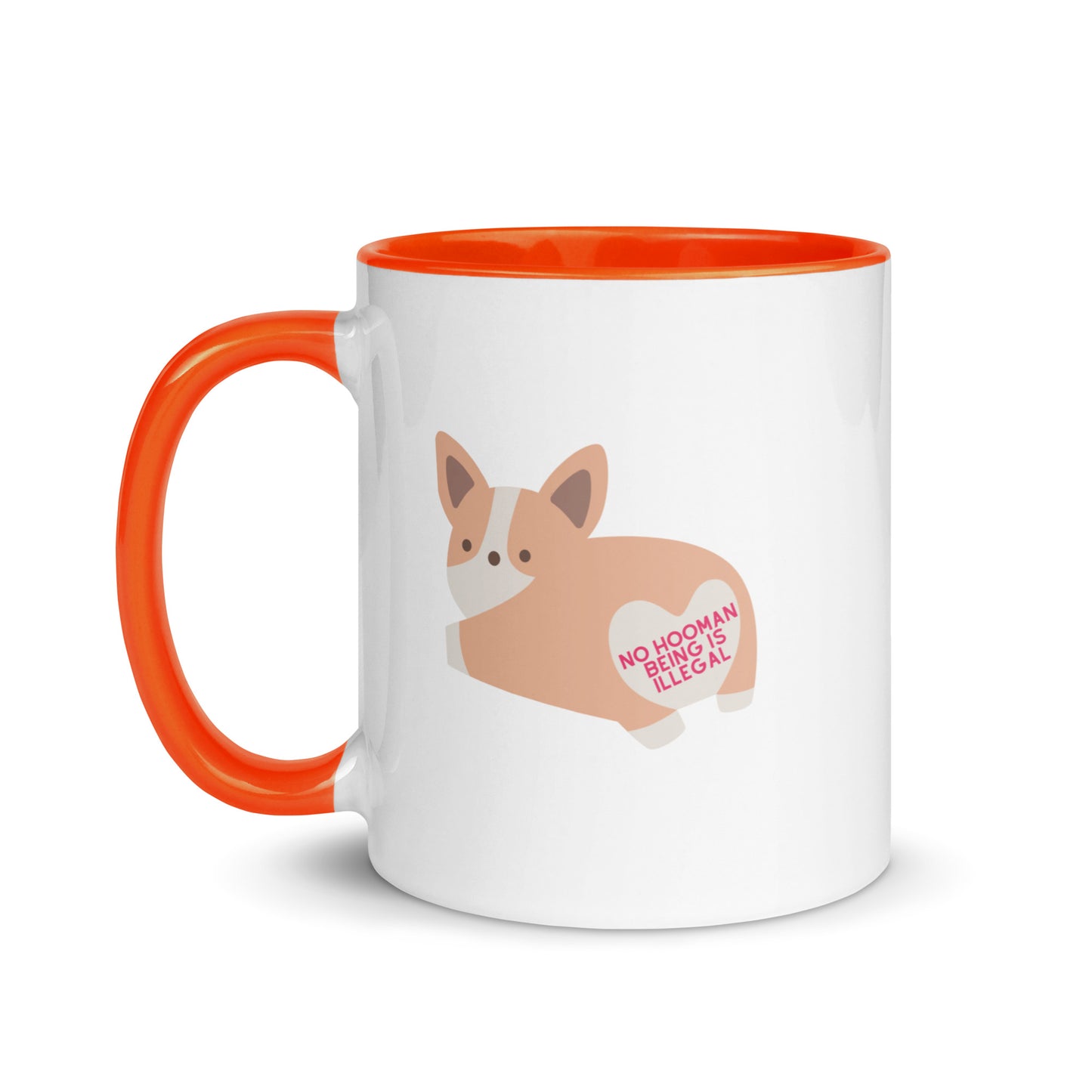 No Hooman Being is Illegal Mug