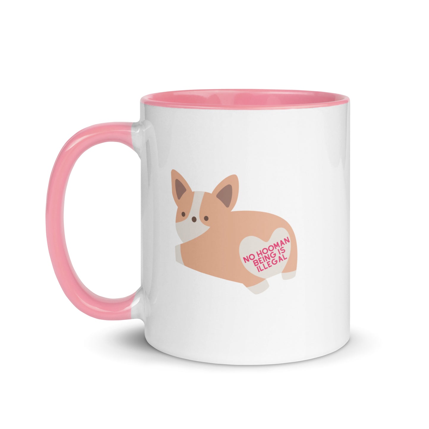 No Hooman Being is Illegal Mug