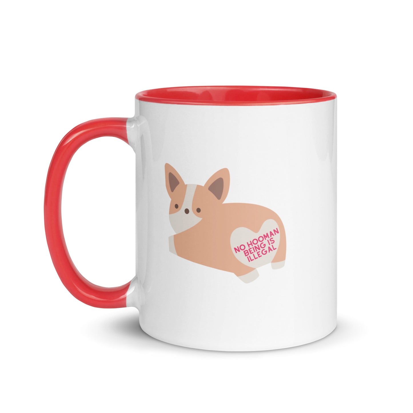 No Hooman Being is Illegal Mug