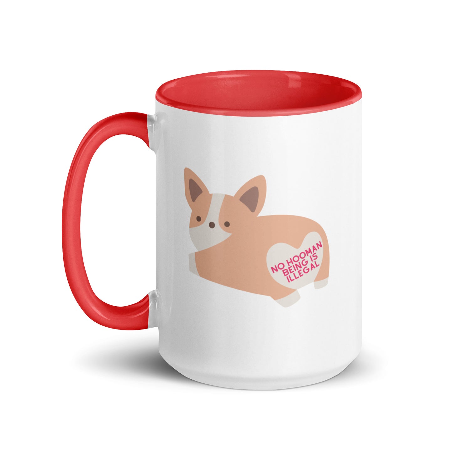 No Hooman Being is Illegal Mug