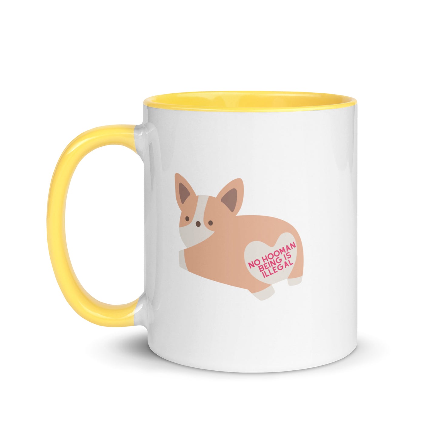 No Hooman Being is Illegal Mug