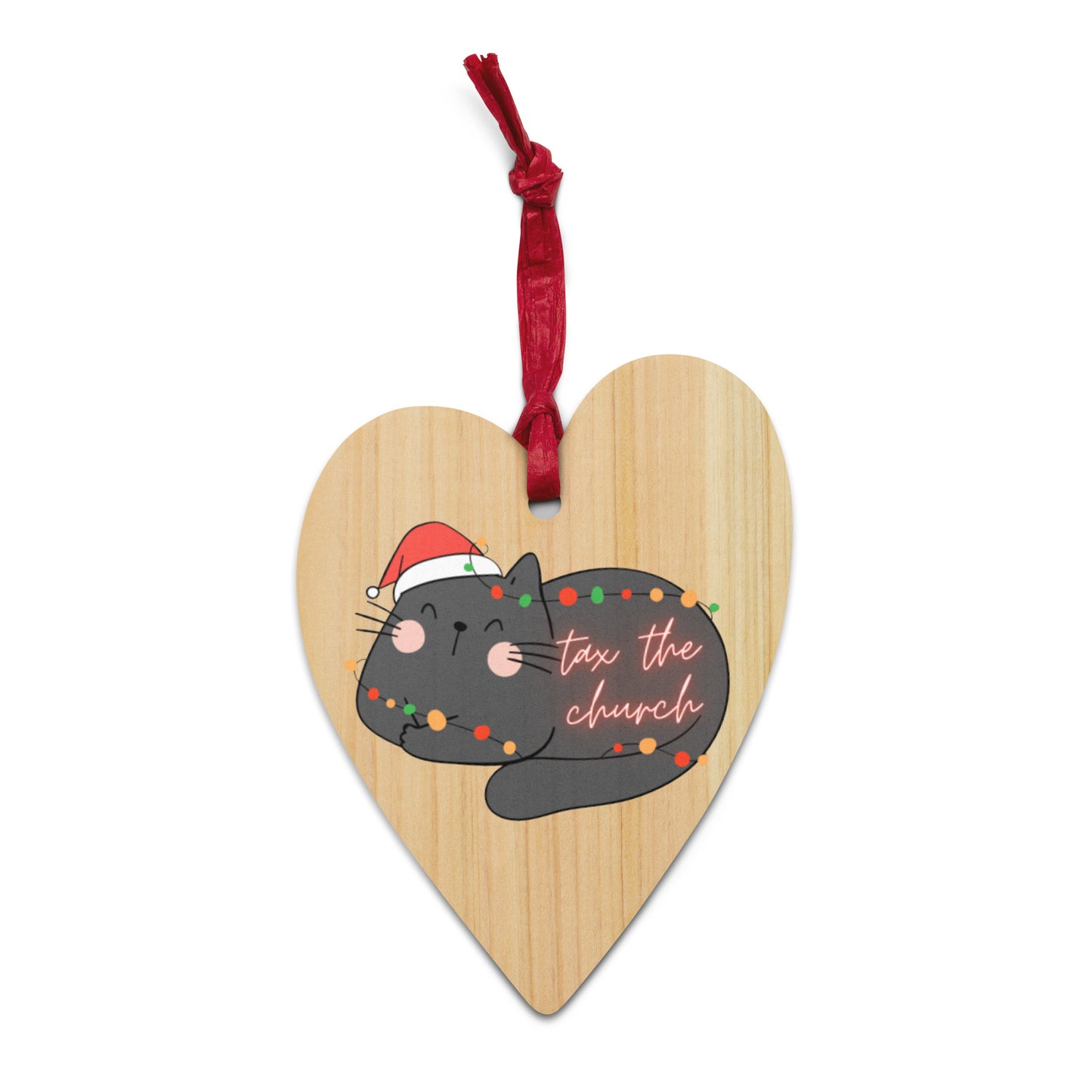 Tax the Church Holiday ornament