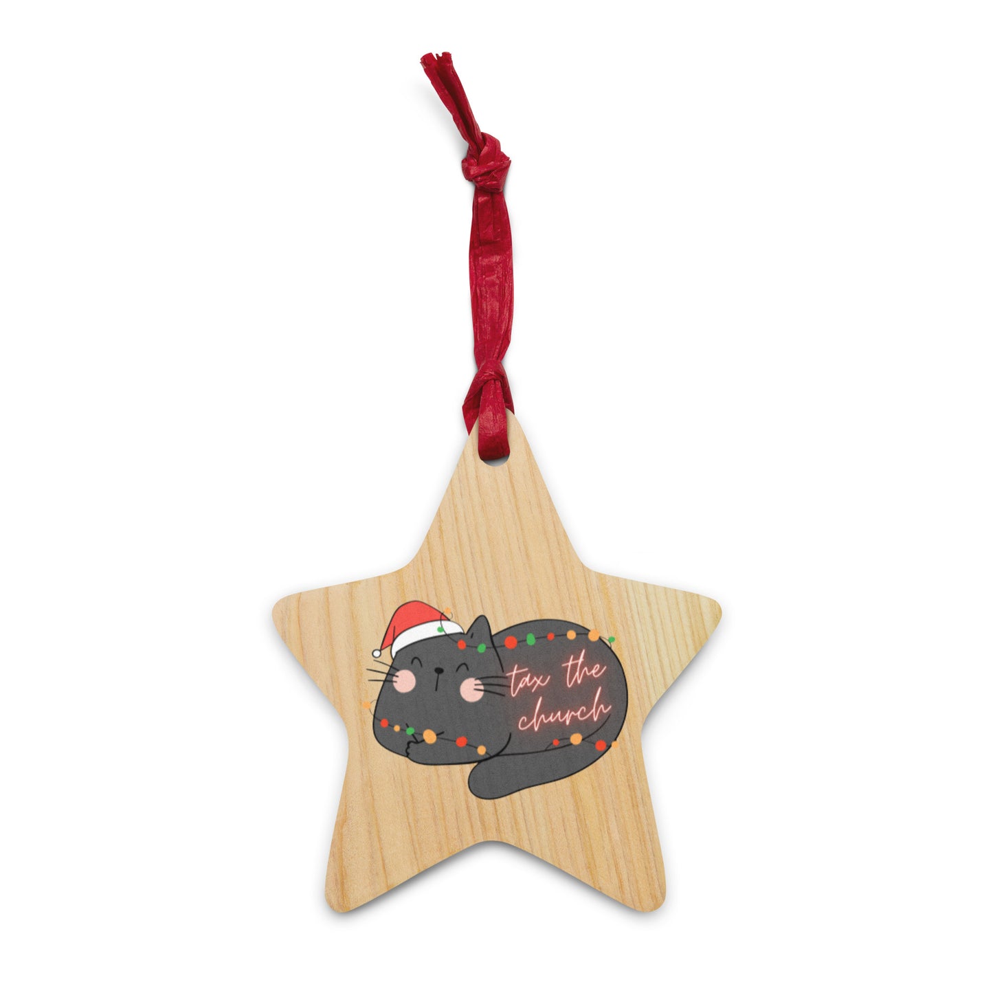 Tax the Church Holiday ornament