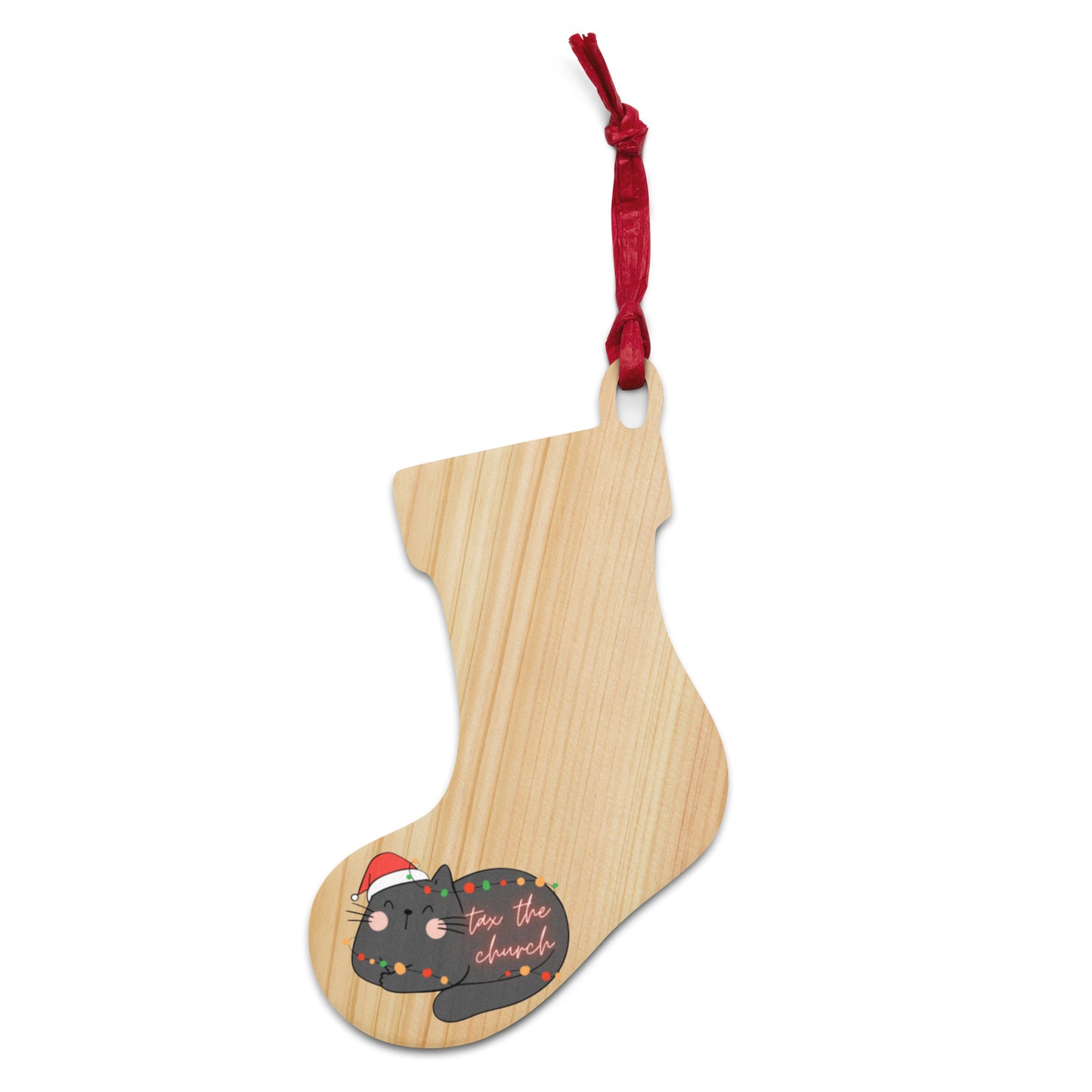Tax the Church Holiday ornament