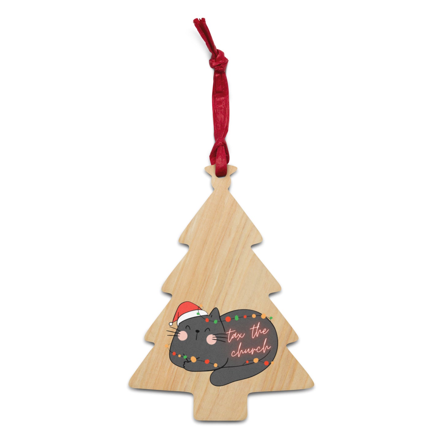 Tax the Church Holiday ornament