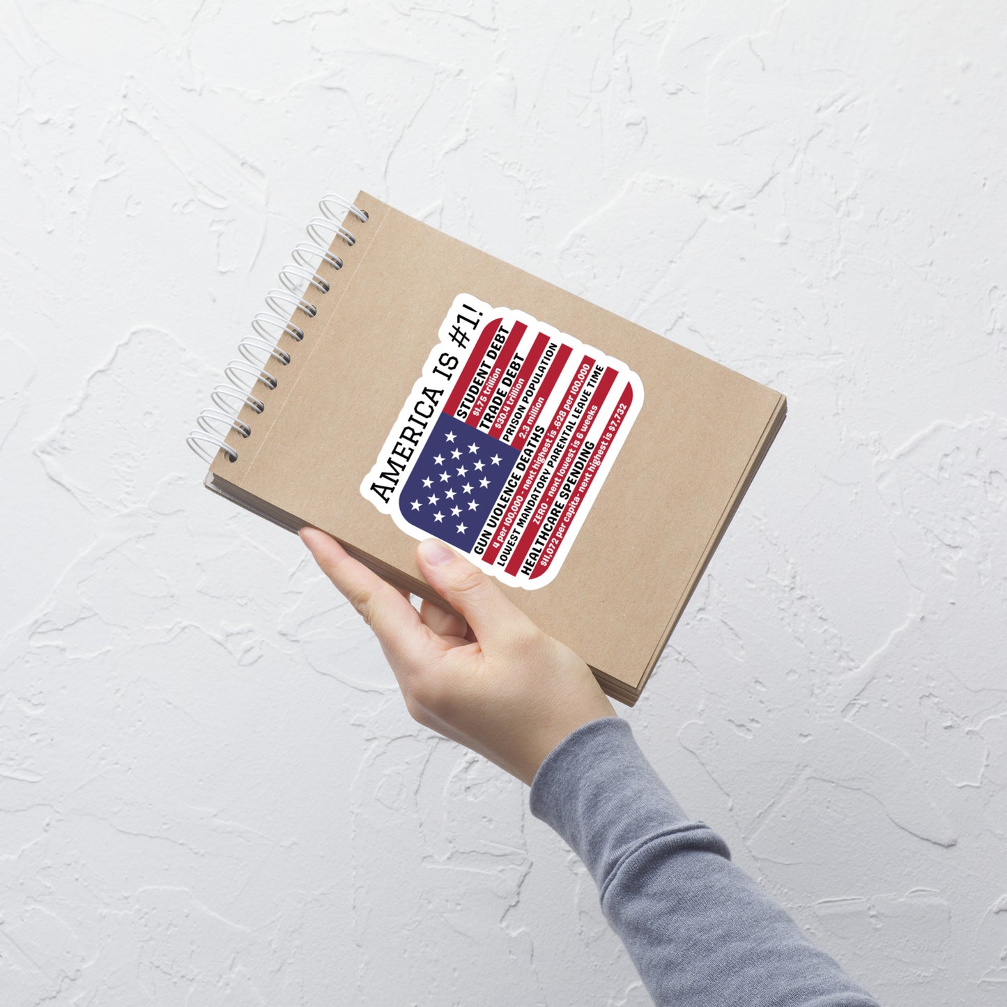 America is #1 Sticker