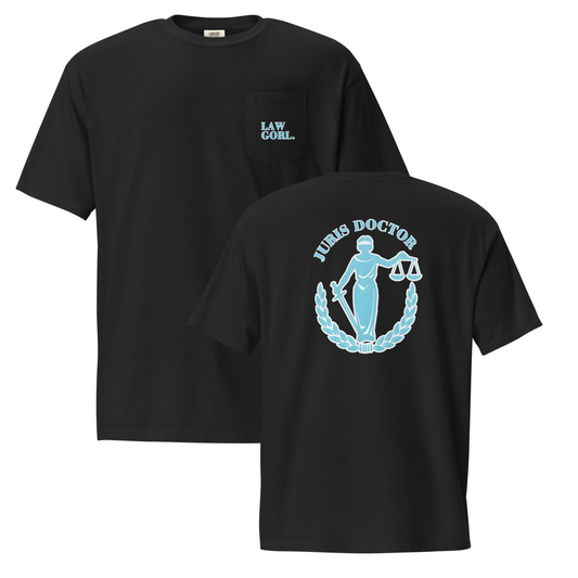 Law Gorl pocket t-shirt