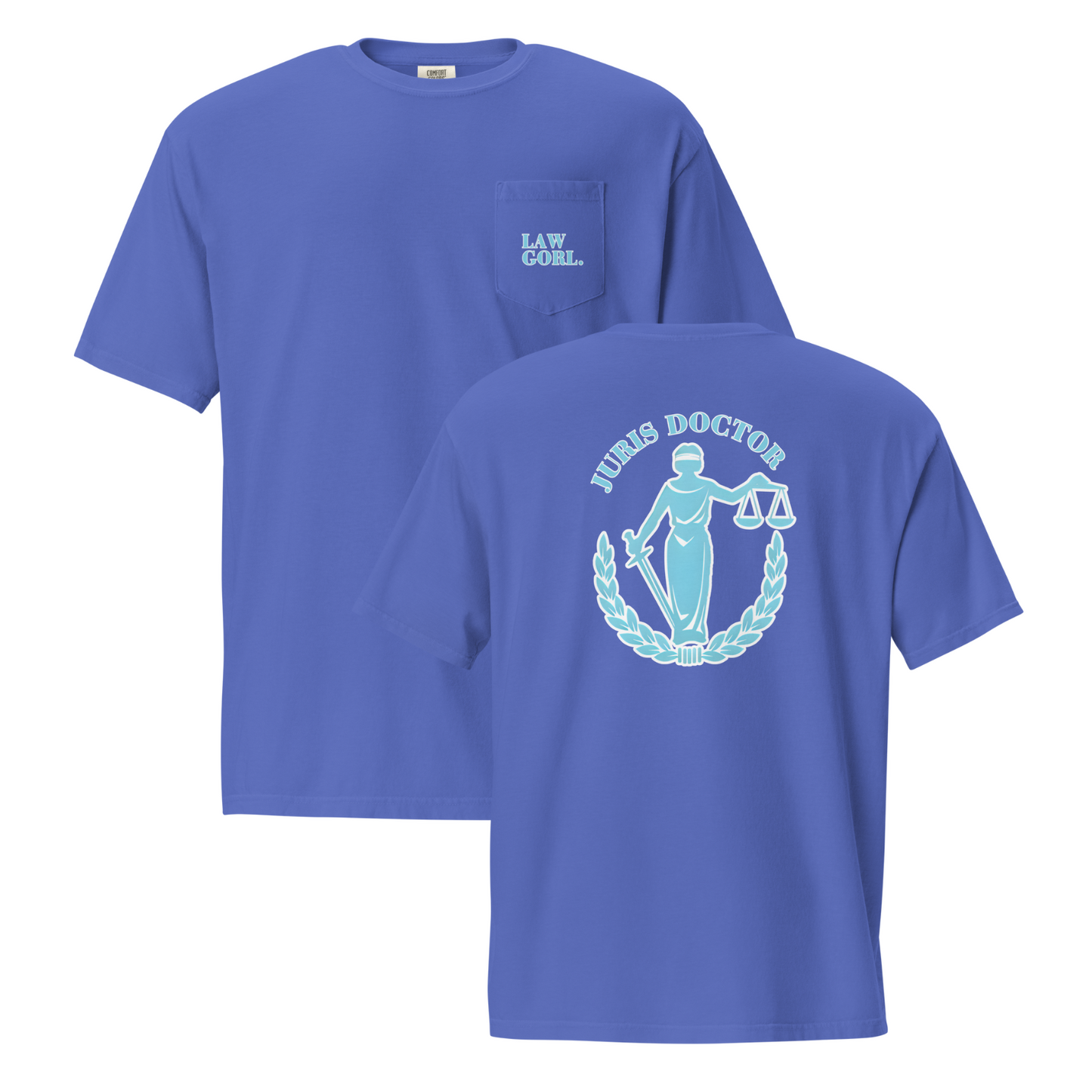 Law Gorl pocket t-shirt