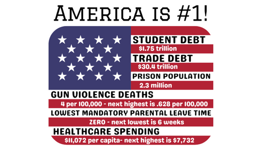 America is #1 Sticker