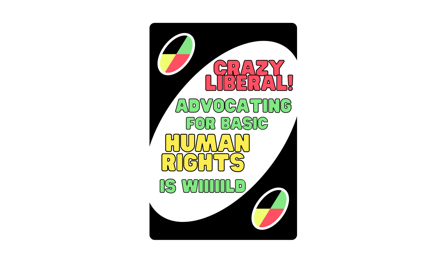 Crazy Liberal Sticker