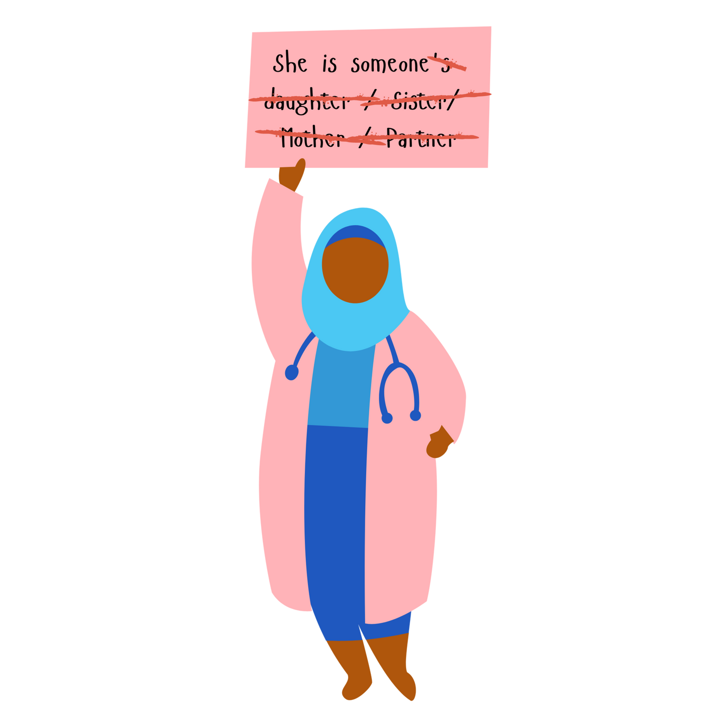 She is Someone Sticker