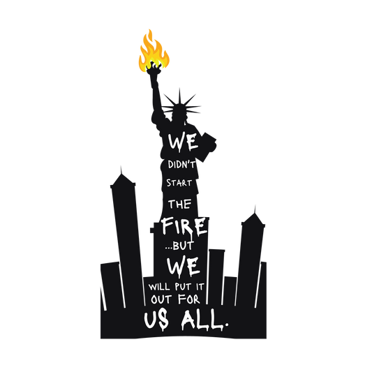 We Didn't Start the Fire Sticker
