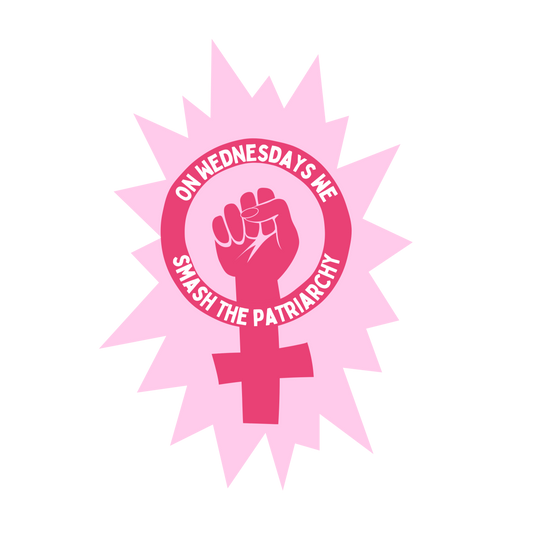 On Wednesdays We Smash the Patriarchy Sticker