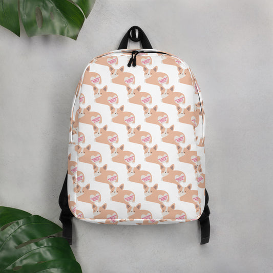No Hooman Being is Illegal Corgi Backpack