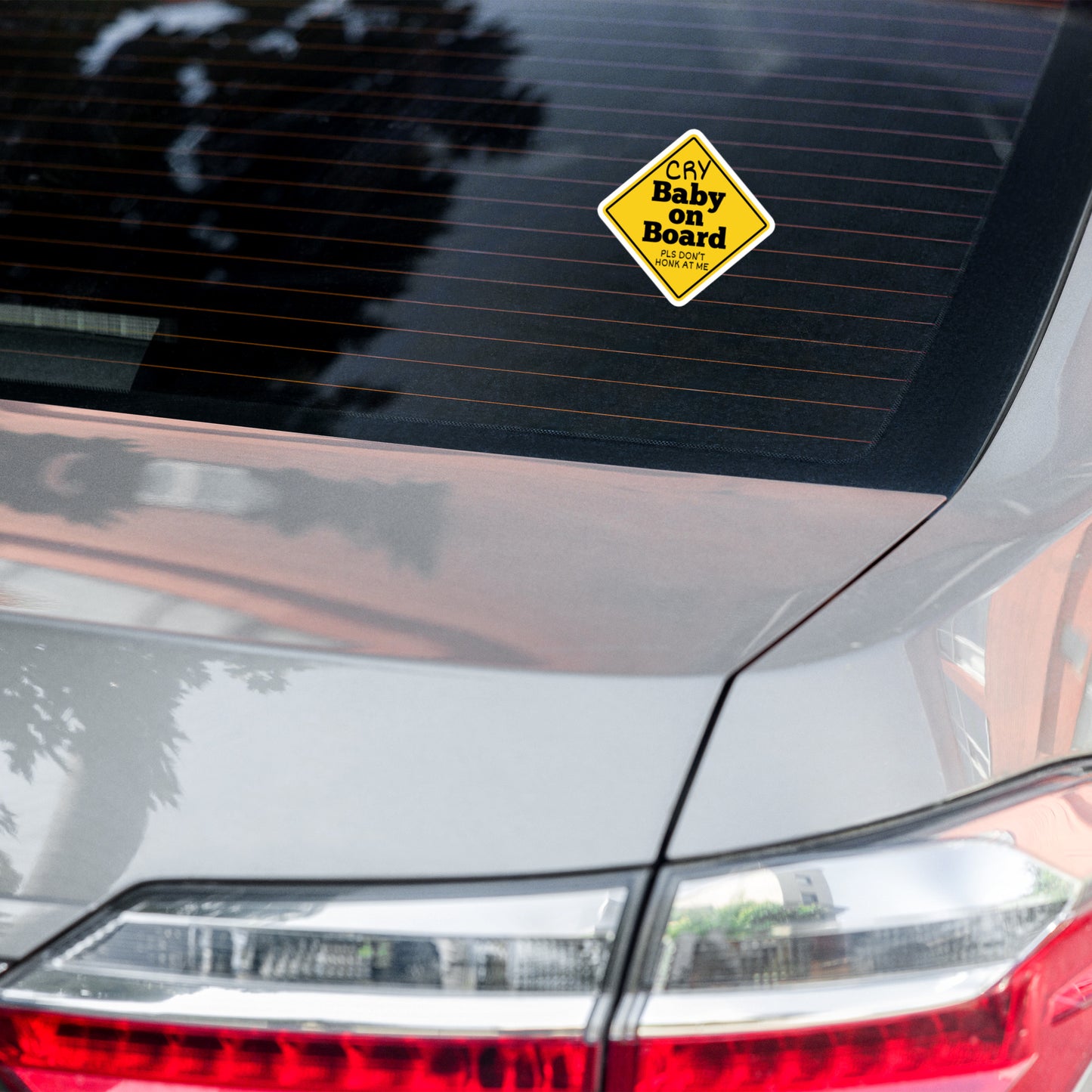 Cry Baby on Board Decal