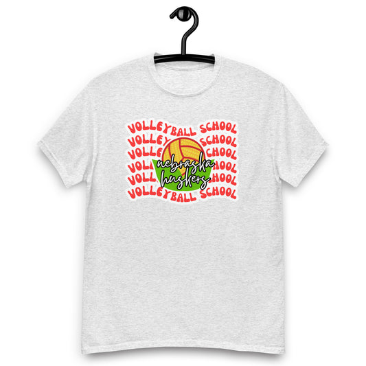 Husker Volleyball School tee