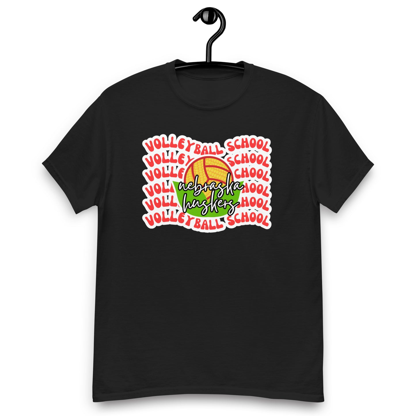 Husker Volleyball School tee