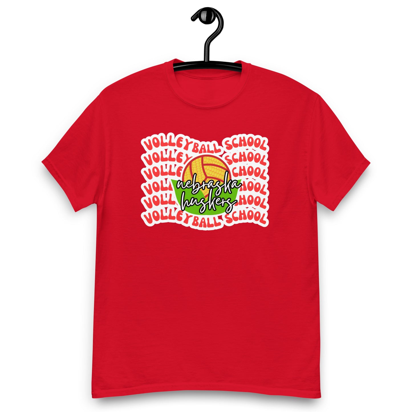 Husker Volleyball School tee