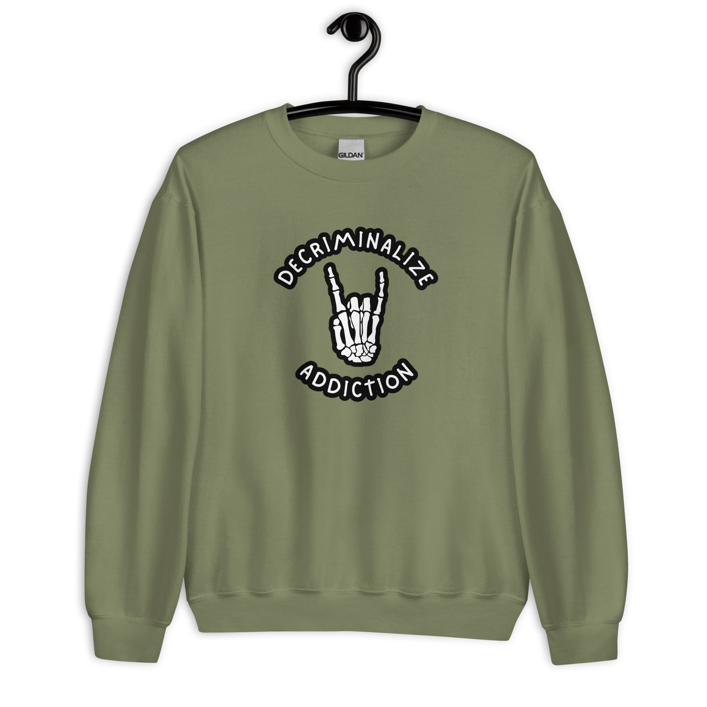 Decriminalize Addiction Crewneck