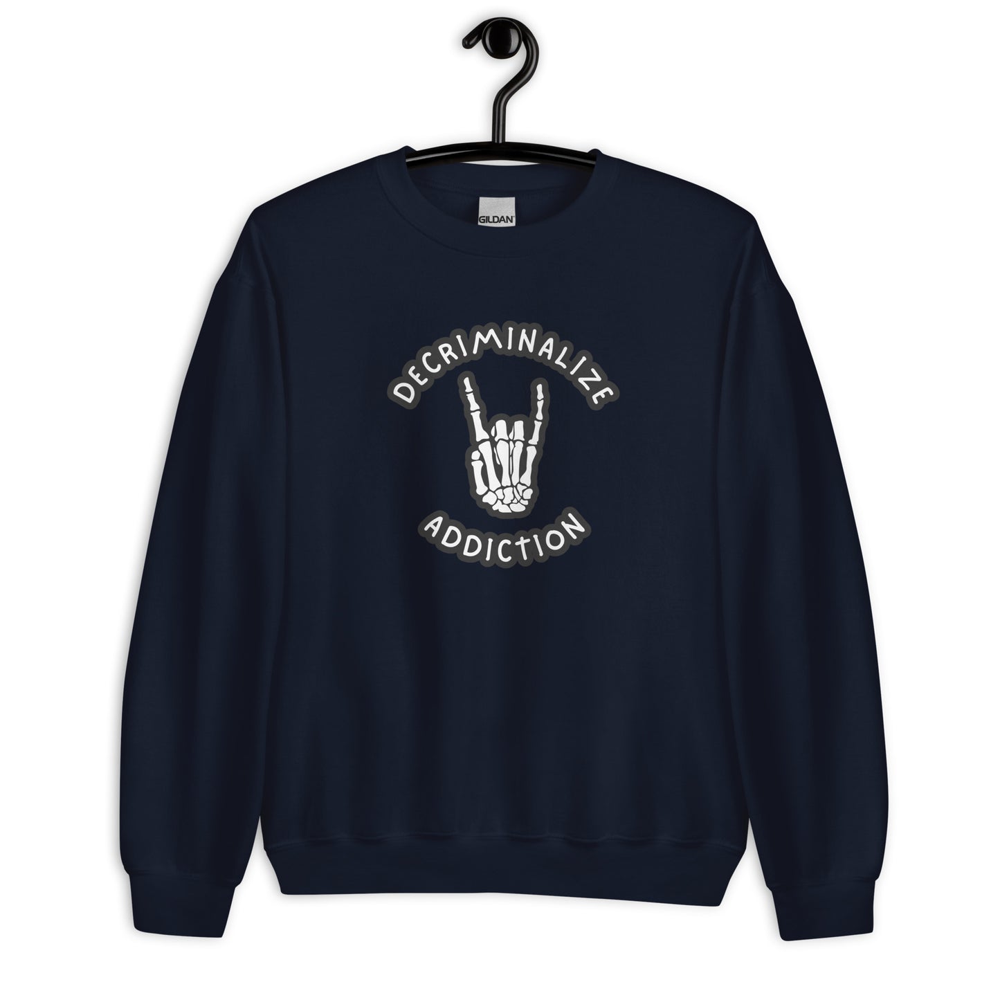 Decriminalize Addiction Crewneck