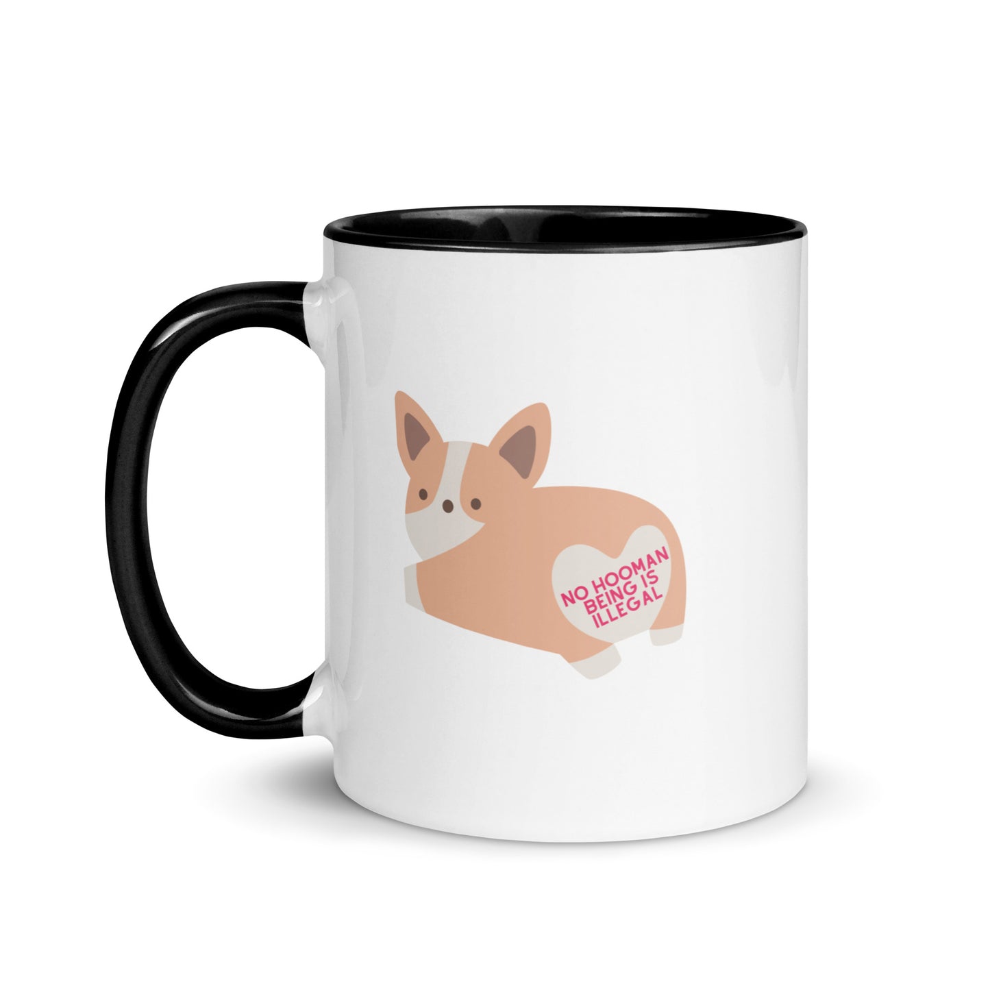 No Hooman Being is Illegal Mug