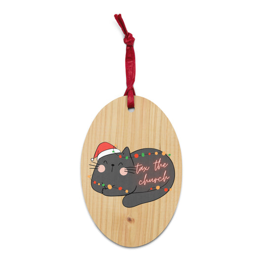 Tax the Church Holiday ornament