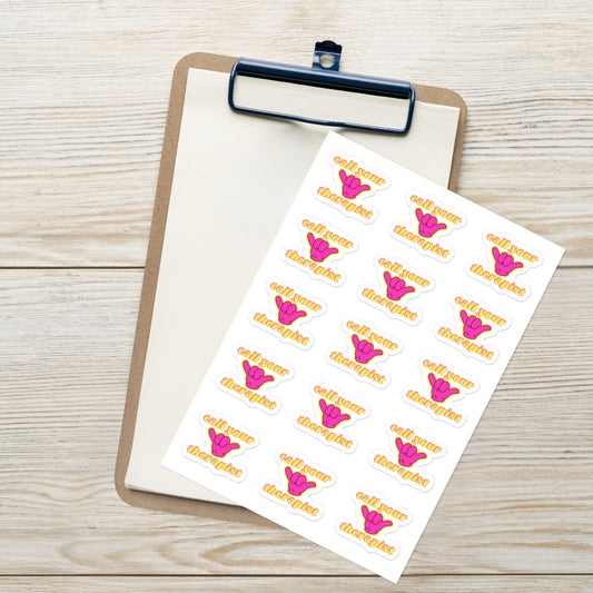 Call Your Therapist Sticker sheet (15)