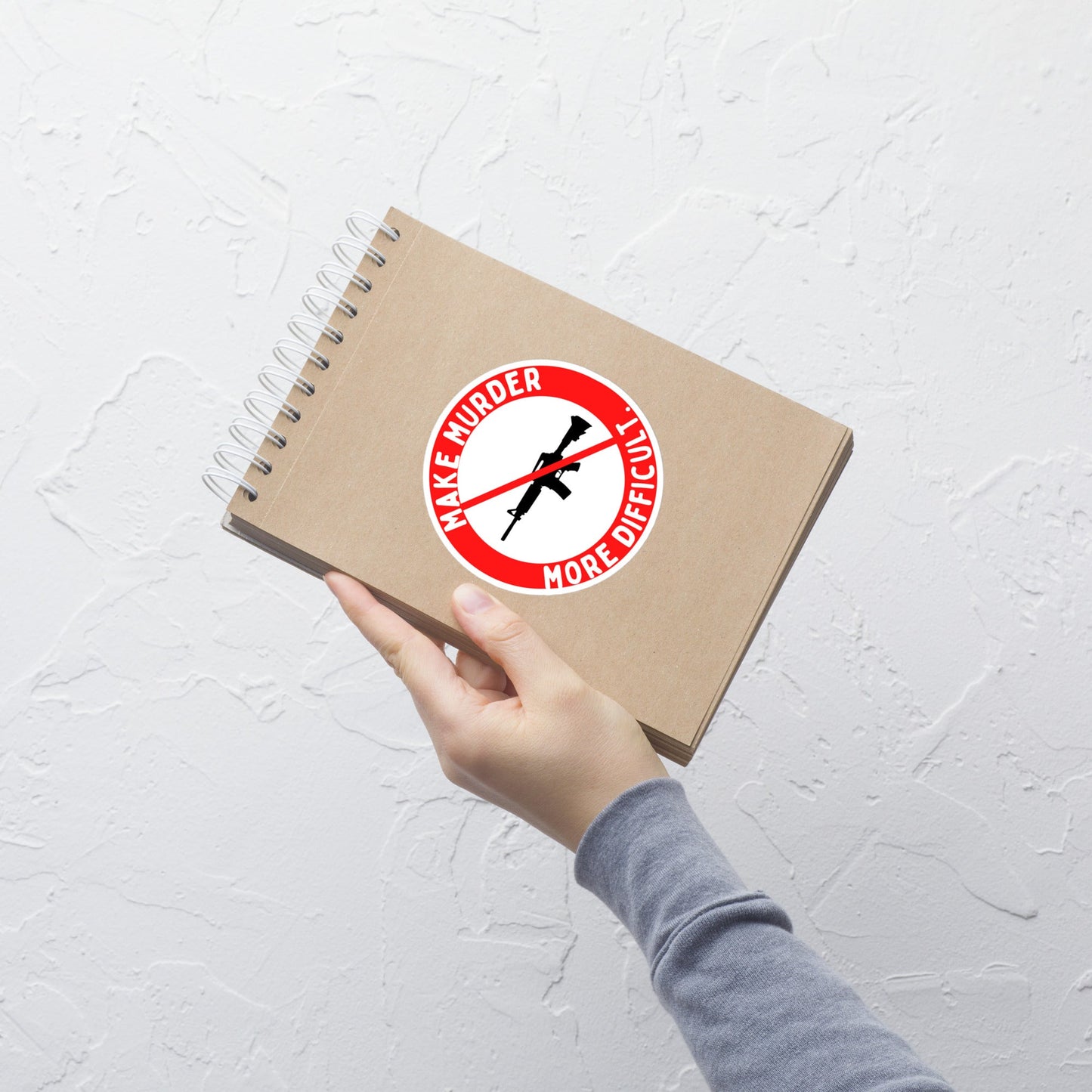 Make Murder More Difficult Sticker