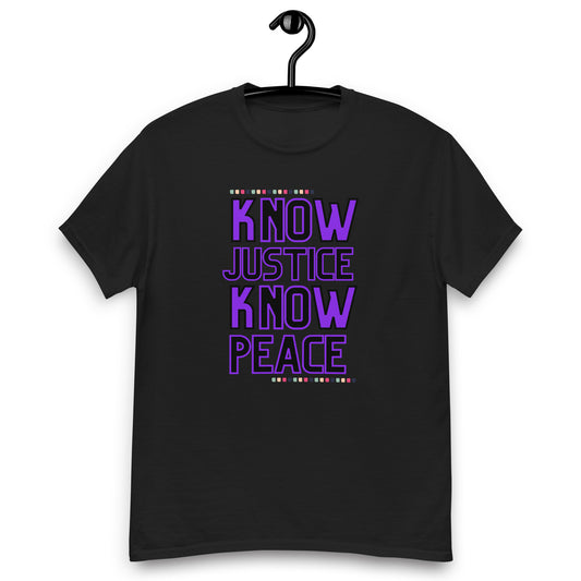 kNOw Justice kNOw Peace Tee